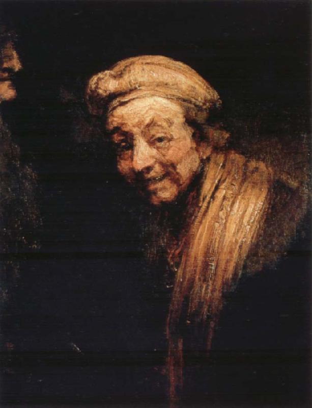 REMBRANDT Harmenszoon van Rijn The Artist as Zeuxis oil painting image